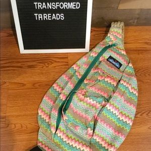KAVU Multicolored Shoulder Rope Bag